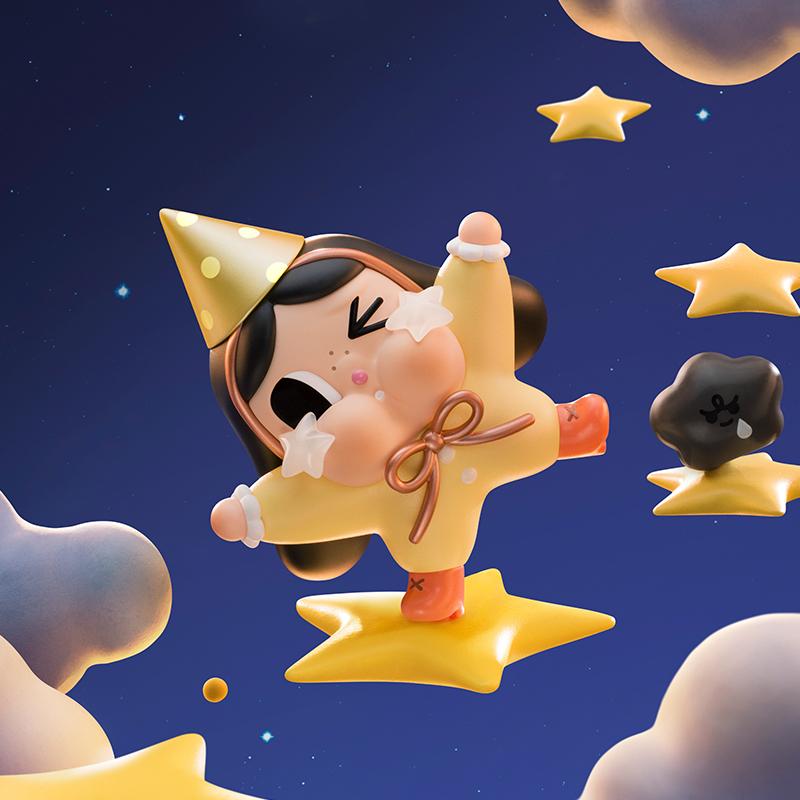 POP MART CRYBABY CRYING TO THE MOON SERIES FIGURES Blind Box
