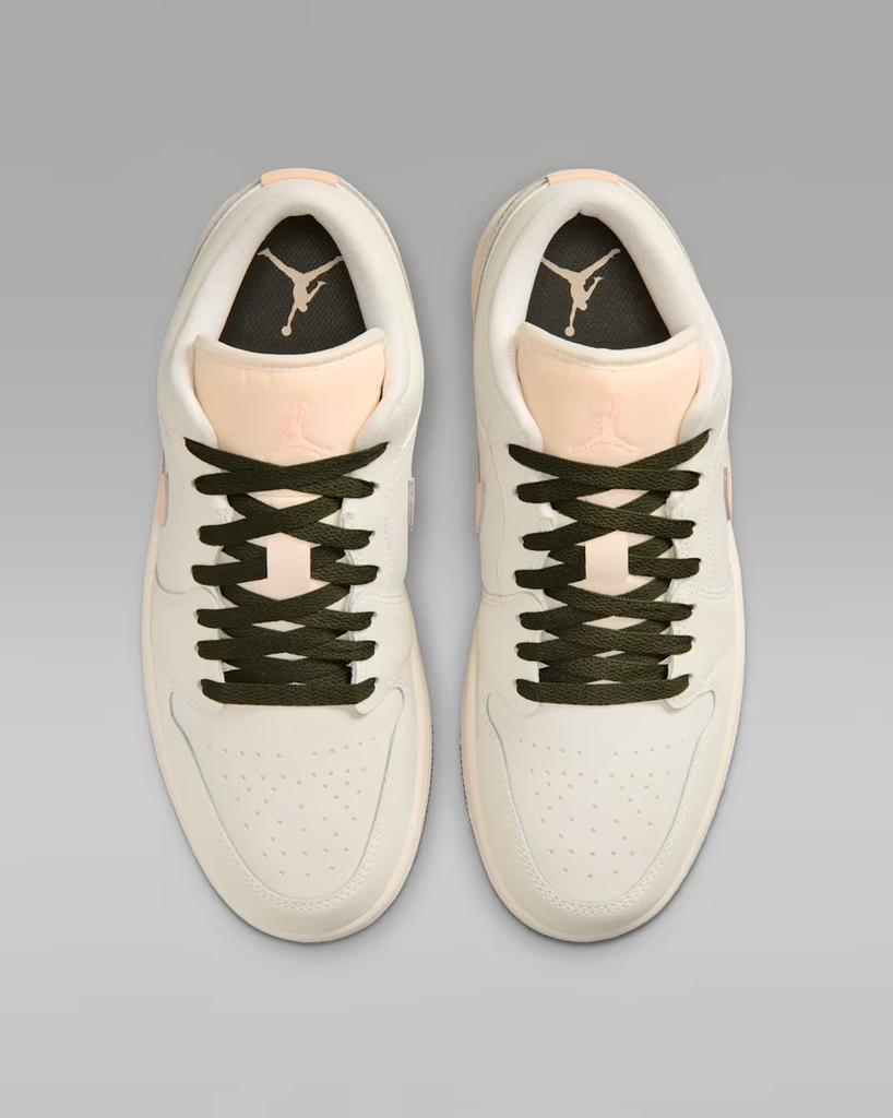DC0774-111 Nike Air Jordan 1 Low Sail Crimson Tint (Women's)