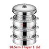 Stainless Steel Steamer fish steamed stuffed bun Rack Kitchen Tools Multilayered Insert With Holder instant pot steamer basket
