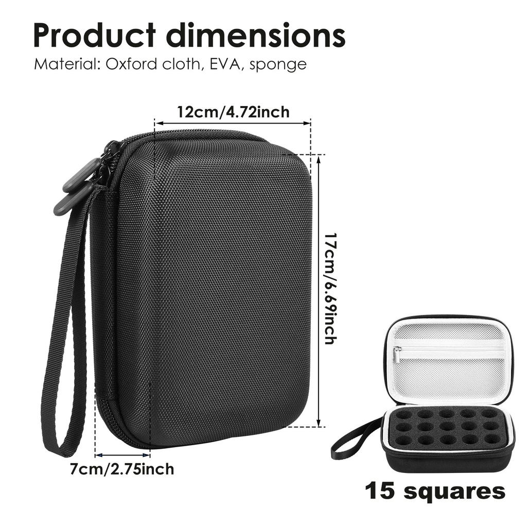 15/30 Slot Insulin Vials Storage Case Waterproof for Standard 3-10ml Vial Pancreatic Hormone Organizer Diabetics Handheld Box
