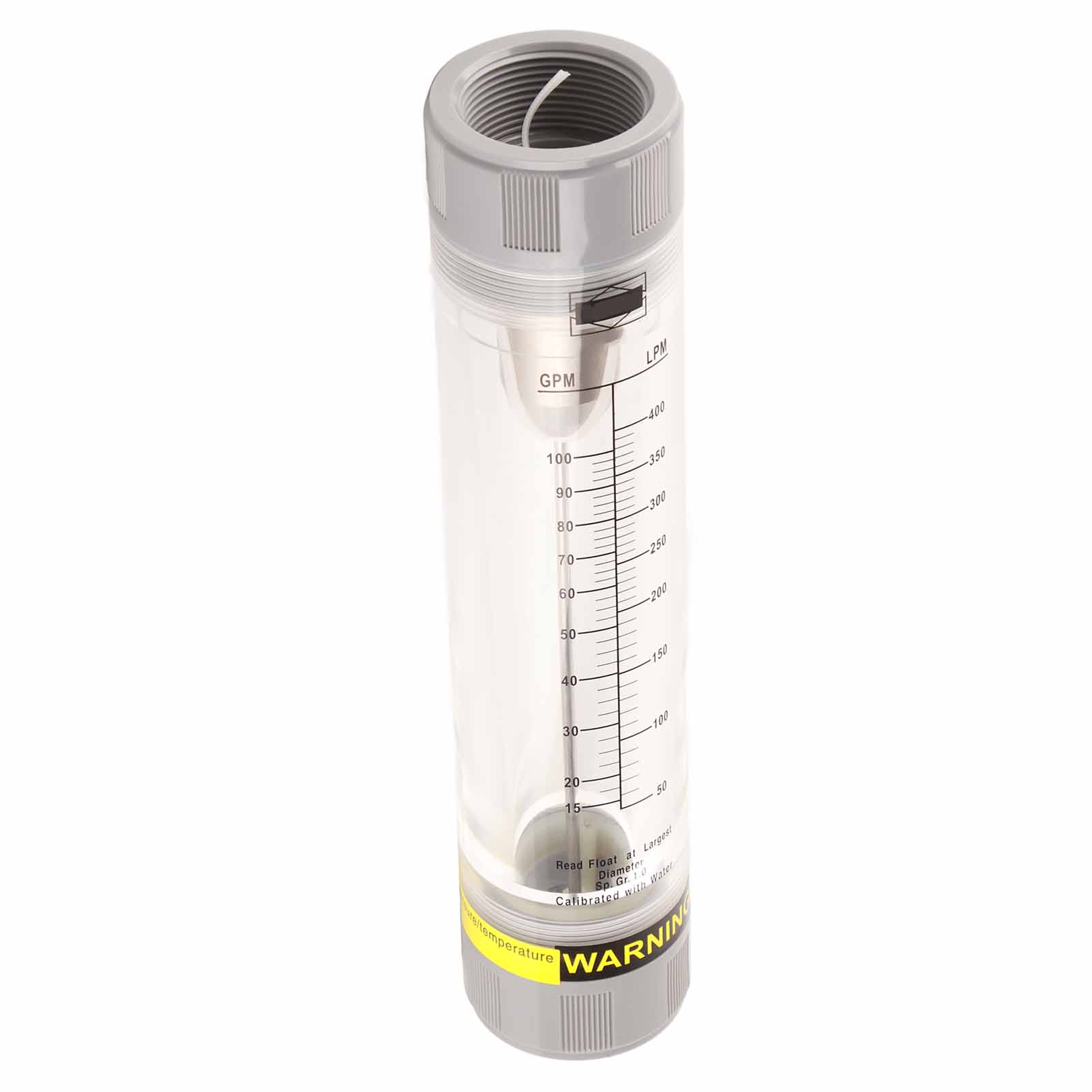 

LZM‑40G Tube Type Acrylic Plexiglass Liquid Flowmeter Internal Thread G1‑1 2 Or BSP 10‑100GPM