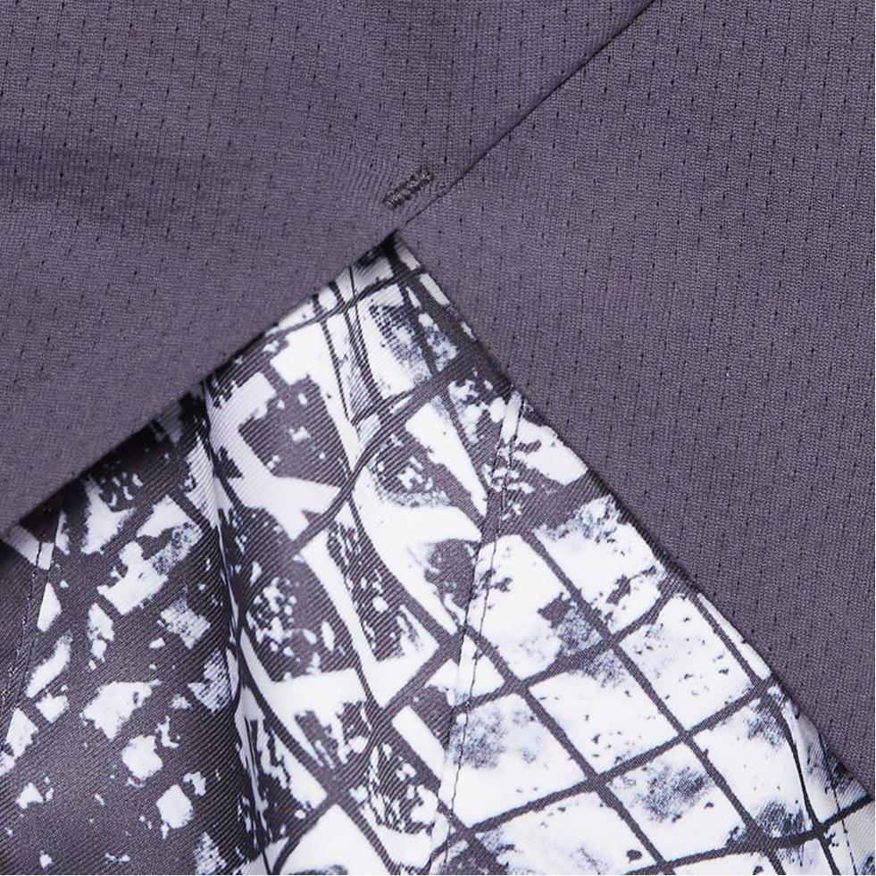 Nike Court Dri-FIT ADV Slam Color Block Crew Neck Short Sleeve T-Shirt Men Tops Gray DV0692-015