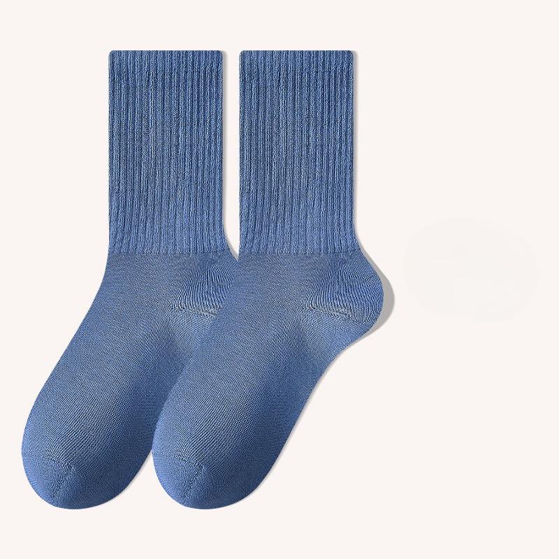 Boneless Antibacterial Socks, Pure Cotton Socks for Autumn and Winter, Men's Long Stockings, Anti-odor Autumn Breathable Sweat-absorbing Socks