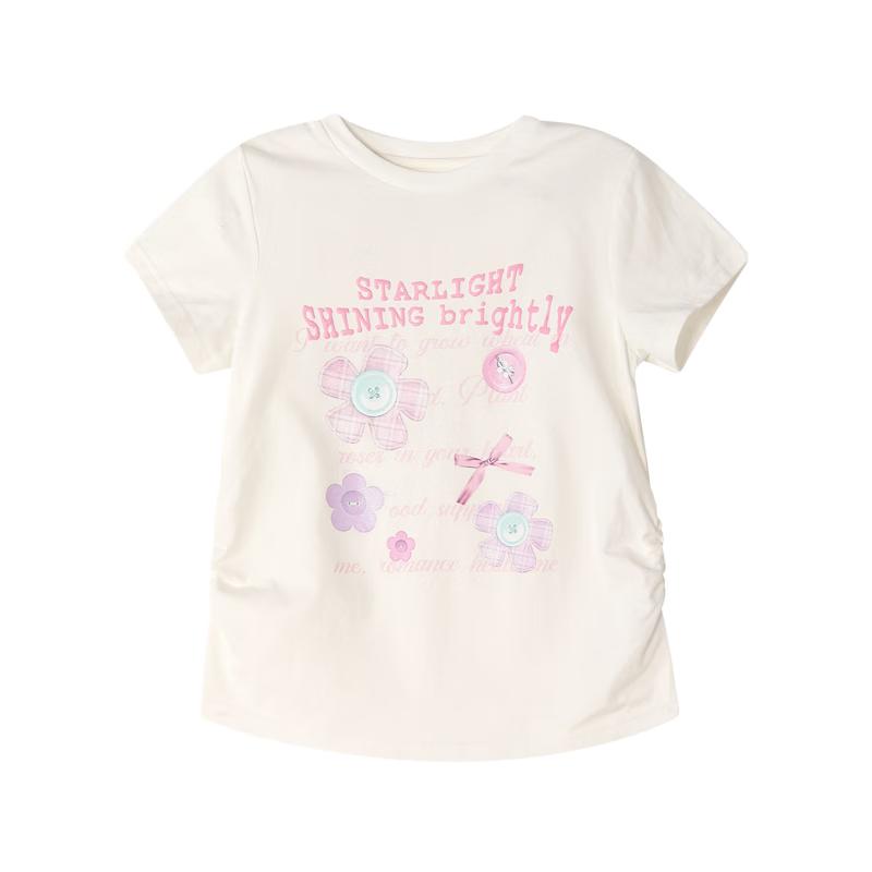 Deesha Girls  Summer Color Block T-shirt & Shorts Set 165