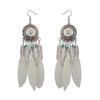 Böhmische lange Quastenfeder-Ohrringe - Trendiges von Douyin inspiriertes Design für Frauen