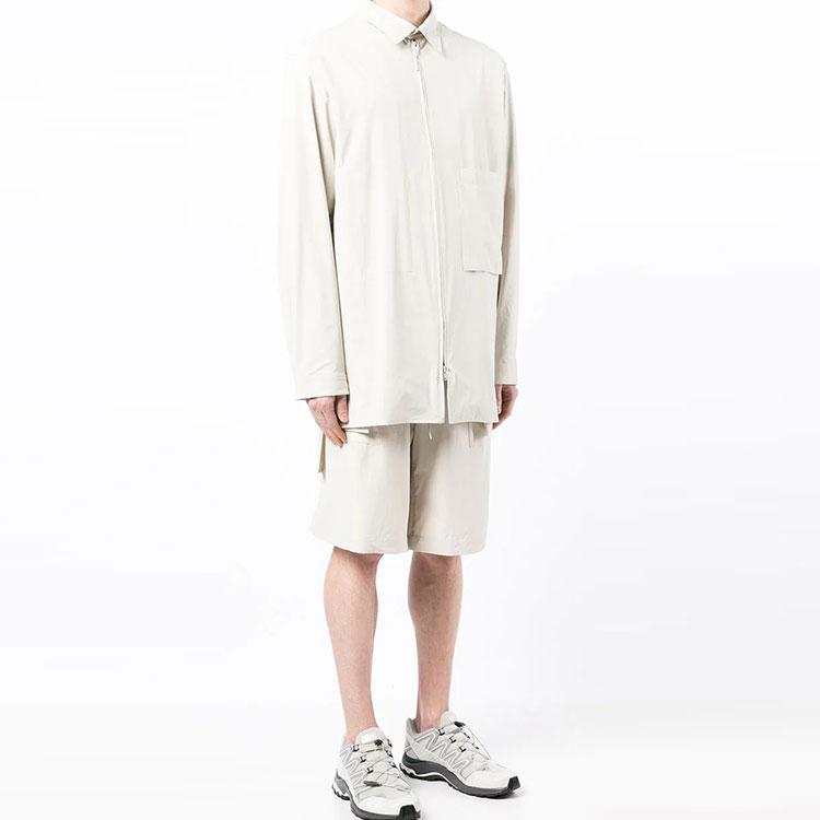 Y-3 Classic Ripstop Overshirt Talc Men Tops Tan HG6249