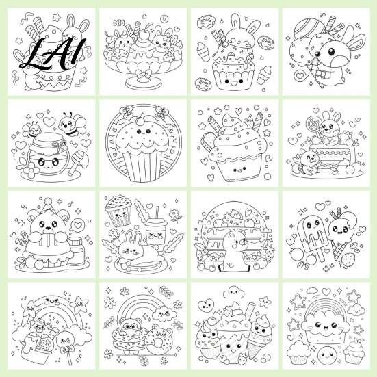 Compact Activity Book for Travel Children's Coloring Book with Cute Animal Theme Thick Paper Sketchbook Kids Preschool Painting Practice