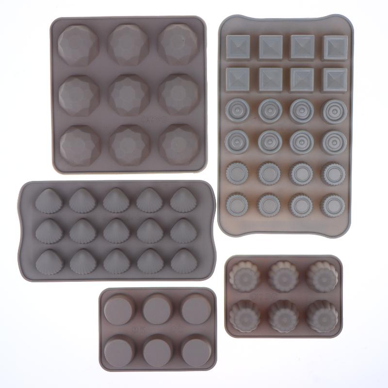 Silicon Chocolate Candy Molds For Baking Cake Molds For Baking Trays For Pastry And Baking Accessories For Candy Diy And Tools