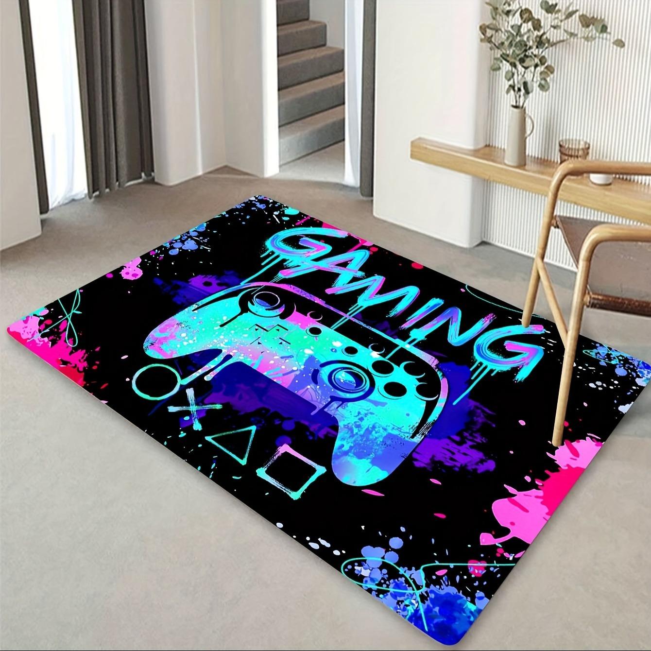 

Game Controller Decor Carpet for E-sport Hotel Hall Children s Bedroom Play Soft Floor Mat Non-slip Kid s Crawl Pad Home Rugs 80x120cm