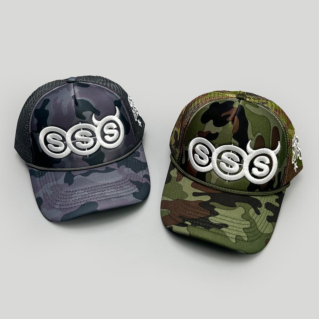 Personal Devil Horns Letters Embroidery Baseball Hats New Unisex Breathable Mesh Sunshade Hip Hop Versatile Outdoor Trucker Caps