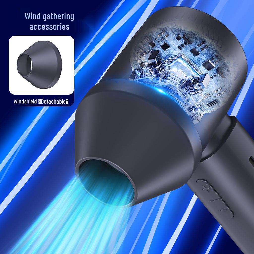 T12 USB Mini Digital Display Leafless Turbine Handheld High-Speed Fan