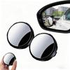 Blind Spot Mirrors 2 Pack, HD Glass Convex Blindspot Mirror | Vacuum Suction Cup,Side Mirror Blindspot with Wide Angle Adjustable for Cars, SUVs,