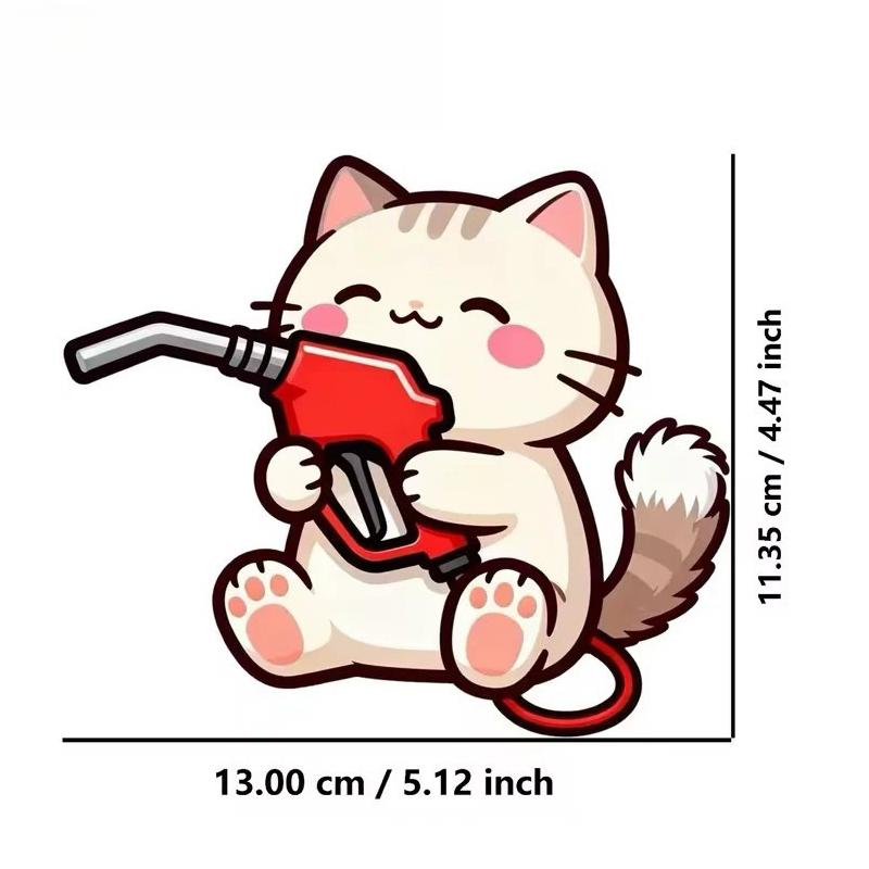 Car Stickers Decal Fuel Gage Empty Stickers Funny Vinyl Car Fuel Tank Cap Sticker