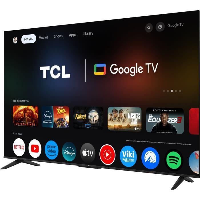 TCL 65P6K - TV LED 55" (165 cm) - 4K UHD 3840x2160 - HDR10+ - Google TV - 3xHDMI 2.1 - WiFi