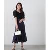 Proportion Body Dressing Sheer Gathered Sleeve Knit White Women's Sweater,