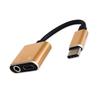 2 in 1 3.5mm Headphone Jack Type C Charge AUX Audio Adapter Converter Cable