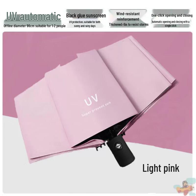Fully Automatic UV Protection Sun and Rain Umbrella