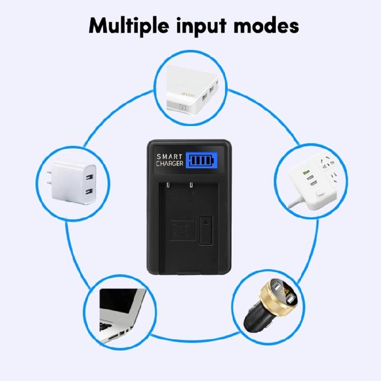 EN-EL9 EN-EL9A LCD Single Charger Battery Charger for D40 D40x D60 D3000