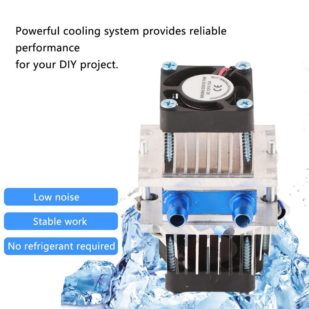 Semiconductor Thermoelectric Cooler Peltier Refrigeration Water Cooling Device 120W