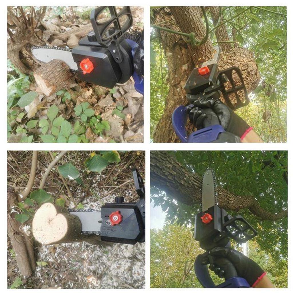 1800W 8 Inch Electric Chain Saw Brushless Chainsaw Cordless Wood Cutter Chain Saw Woodworking Power Tool
