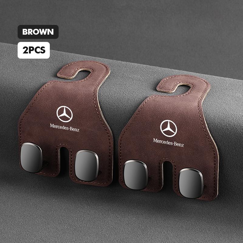 FA03Car Seat Back Hook Hanger Pouch Clothes Hanging Fastener Clip For Mercedes Benz CLK GLC W212 C200 C300 W203 W204 W205 W169 W176