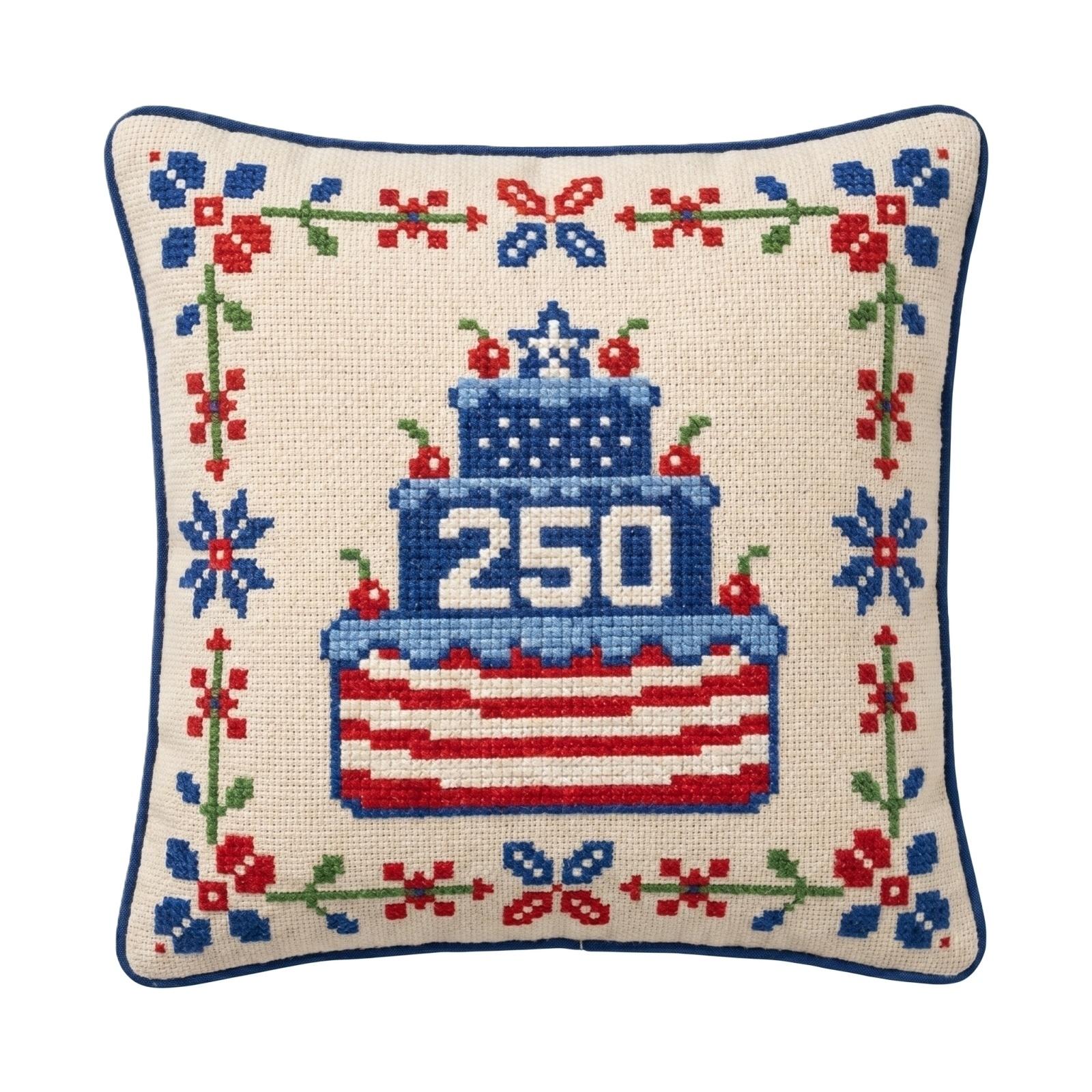 

Double-sided 0th Anniversary Cross- Pattern Pillowcase (Pillow Insert Not Included ) One Size