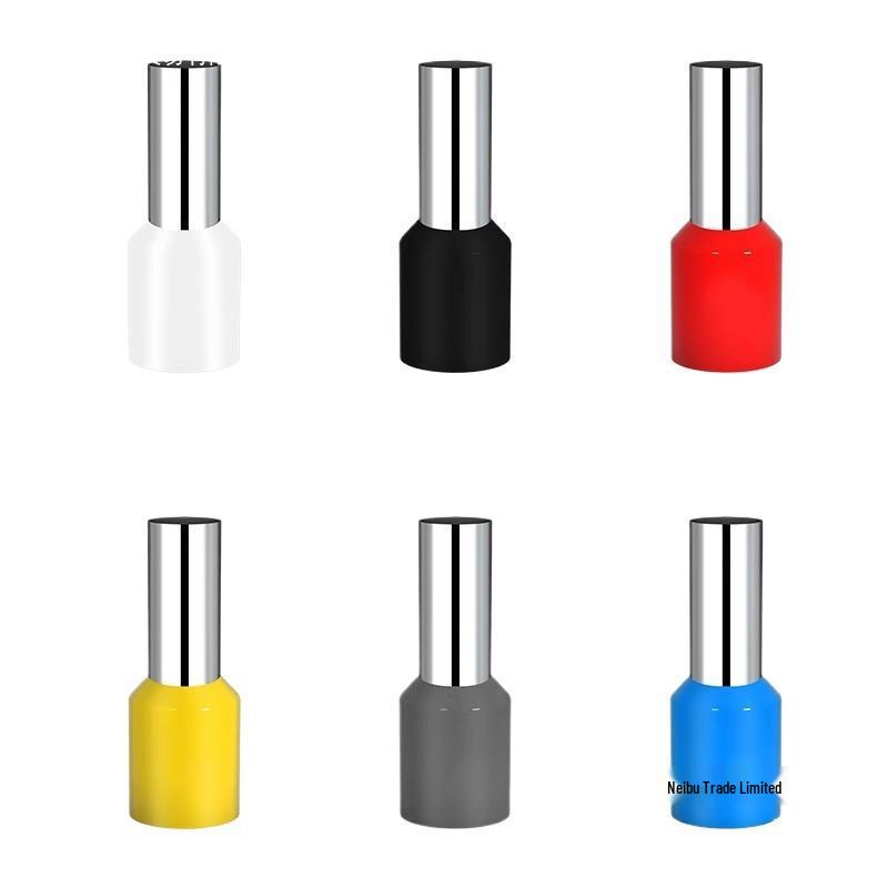 Cold-Pressed Wire Terminal Set with Tube & Pin-Type Copper Connector Crimping Pliers