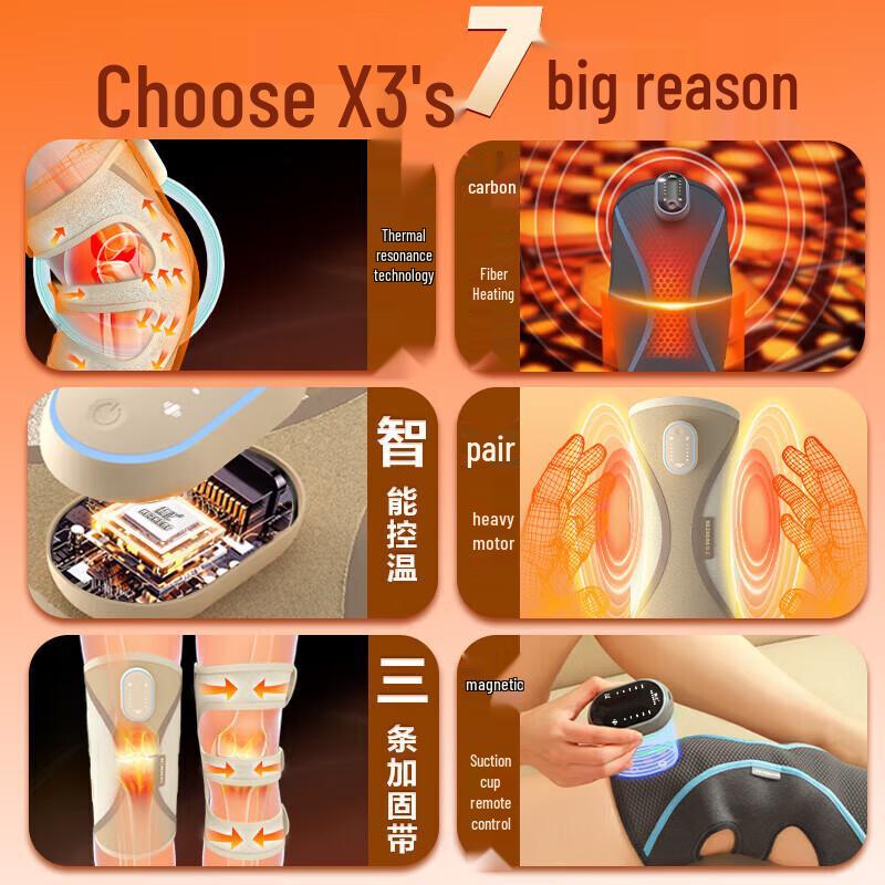 HEZHENG Heated Knee Massager