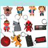 Unique Stranger Things Deadpool Pvc Keychain For Fans Of The Series Durable And Stylish!