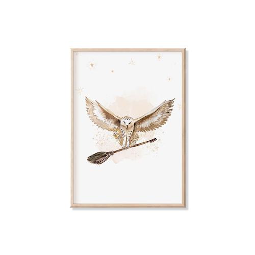 Poster de artă de perete Vrăjitor Școala de magie Carte de vrăjitorie Pălărie Imagini HD Print Pânză Pictură pentru camera copiilor Cadouri Decorarea casei Cuadros