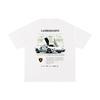 Lamborghini Countach "A Timeless Icon of Power and Prestige" Vintage Supercar Graphic Oversized Streetwear T-Shirt Top for Car Enthusiasts