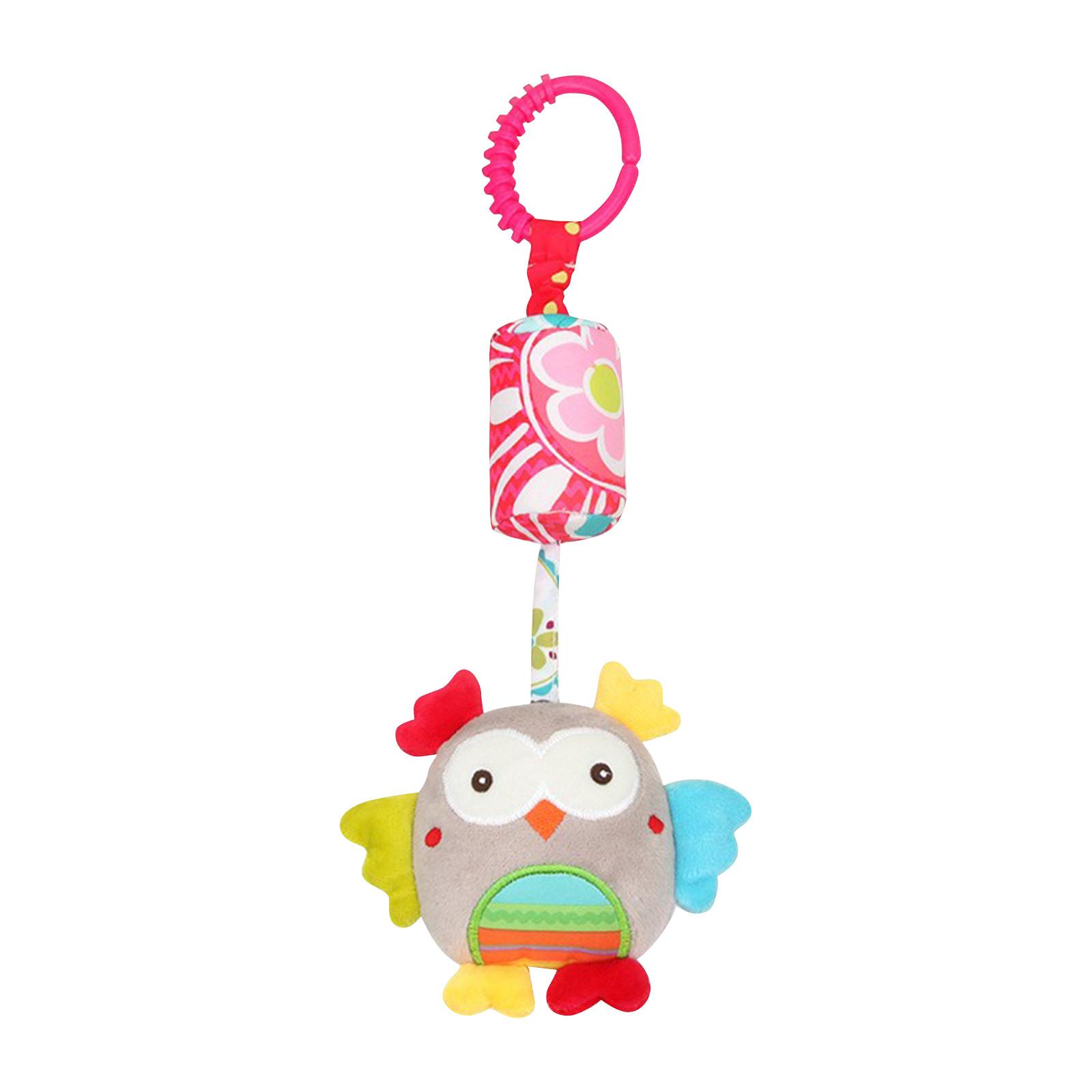 

Детские плюшевые мультяшные животные игрушки для кроватки, подвесные детские коляски, висящие мягкие One Size