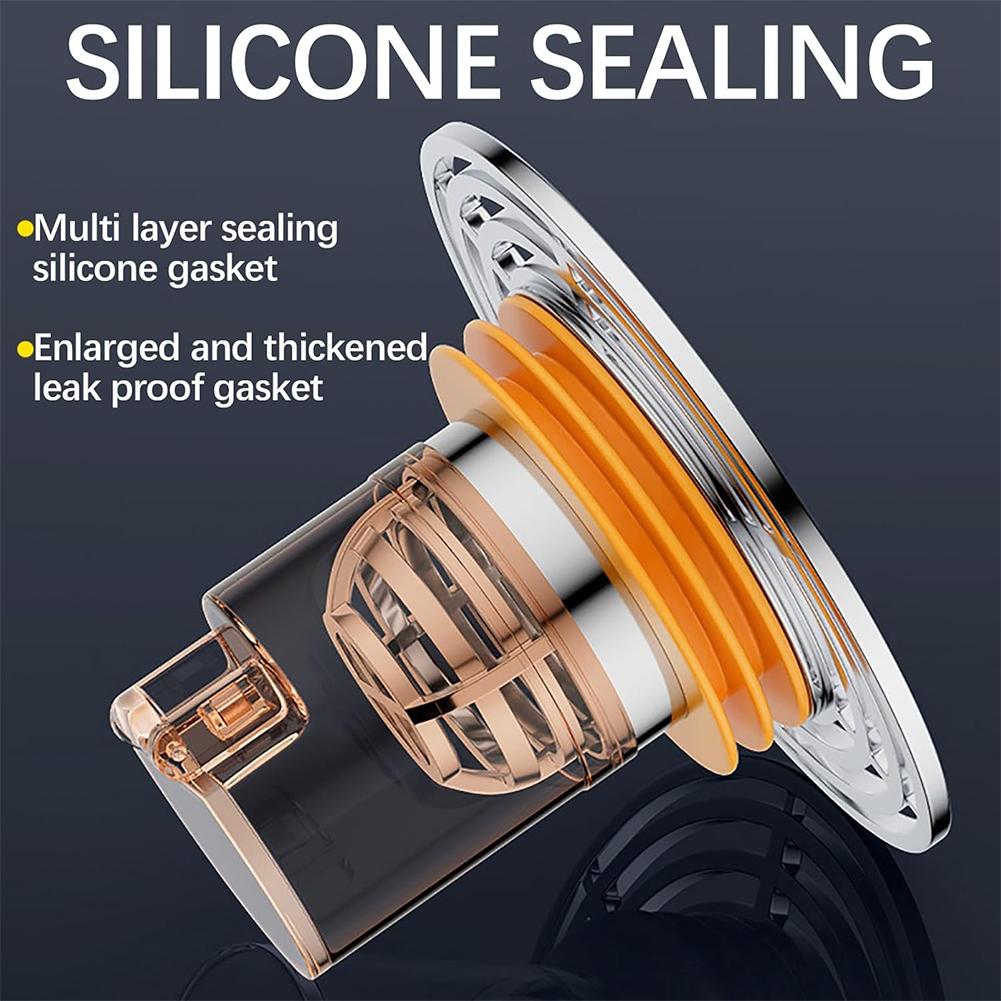 

Magnetic Self-Closing Hair Strainer ABS Floor Drain Odor Stopper Deodorant Floor Drain Core for Sinks Bathtub Sink Drains Filter чёрный