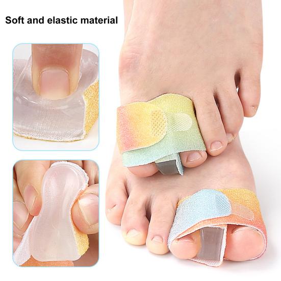 1Pc Gel Toe Separator Orthopedic Bunion Valgus Hammertoe Corrector Pain Relief Women Men Foot Alignment Overlapping Toe Spacer Hammer Toe Straightener