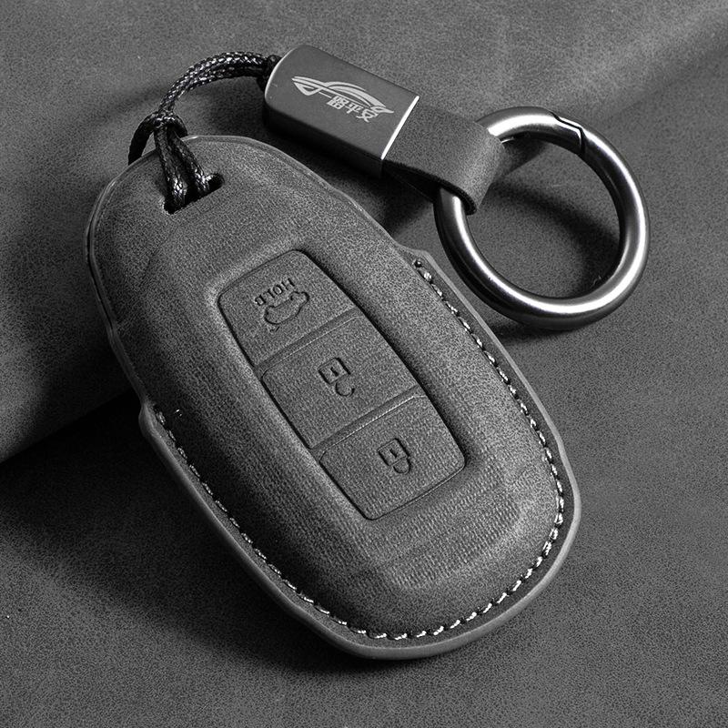 Modern Car Key Cover for 12th Gen Langdong ix35 & 8th Gen Sonata, Drop-Proof Protection, Four Color Options