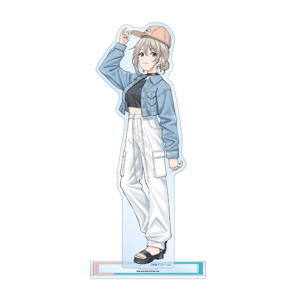 Girls Band Cry Original Illustration: Kawaraki Momoka Casual Clothes Ver. Big Acrylic Stand