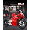 1/9 Panigale V4S Legierung Rennmotorrad Diecasts Metall Straßen-Sportmotorrad Modell Simulation mit Licht Kinderspielzeug Geschenk