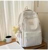 Schoolbag new high-value Japanese ins fresh and sweet macaron backpack junior high school students lightweight travel backpack