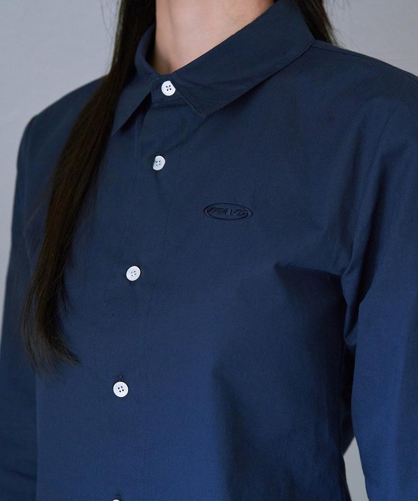 Epeueidi Crop Shirt (Navy)