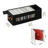 With Handles CD Storage Box Dustproof Lid CD Holder Premium Stackable CD Case  Audio Collection