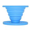 Creative portable home outdoor homemade coffee filter creative silicone foldable coffee funnel cup
