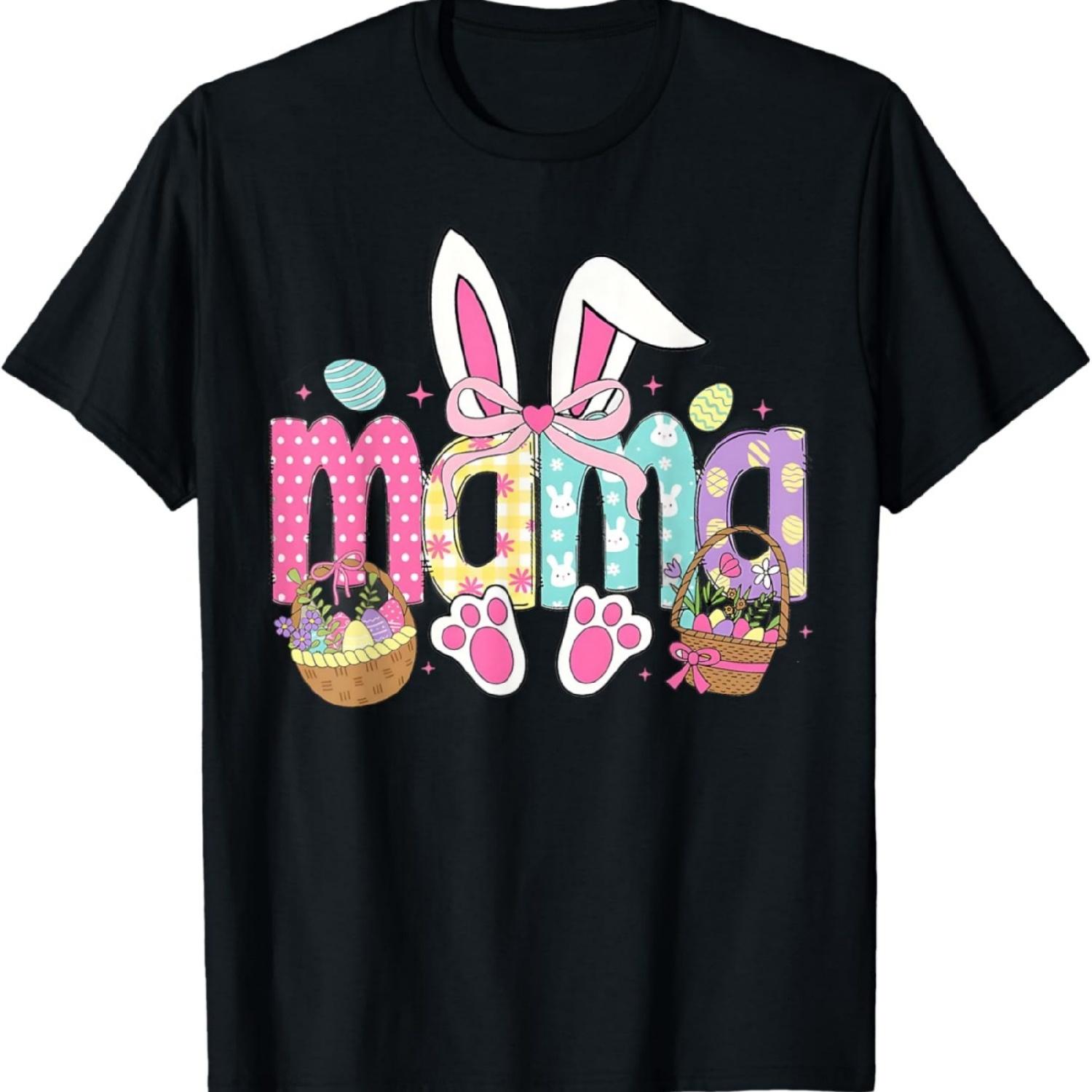 Mama Bunny Easter Coquette Bow T-Shirt XXXXXL разноцветный