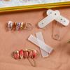24/40Pcs Clear Nail Adhesive Tape False Nails Display Stand Glue Stickers Double-Sided Pasted Manicure Practice Showing Tools