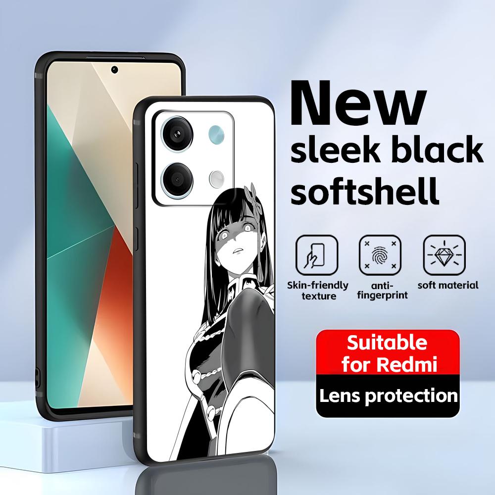 Chained Soldier Phone Case For Redmi Note 14 13 12 11 Pro Plus S 5G 14C A3 Soft Black Phone Cover