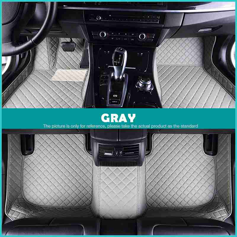 Car floor mats for Toyota SEQUOIA Seven Seats 2008 2009 2010  auto foot Pads automobile carpet cover interior accessories