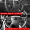 Carbon Fiber Steering Wheel Decor Frame Trim For Mitsubishi Outlander