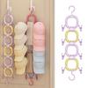 Plastic Closet Door Organizer Wall Mounted Hat Rack Space Efficient Baseball Caps Storage Solution for Bedroom Entryway