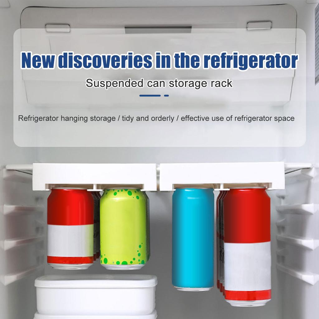 Soda Can Dispenser for Refrigerator Self-Pushing Drink Organizer Beer Pop Can Water Bottle Drink Dispenser Reusable Drink