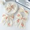 Embroidery Hair Bows Lace Big Bows Hair Clip Women Elegant Spring Clip Spring Summer Hair Accessories Women Barrettes