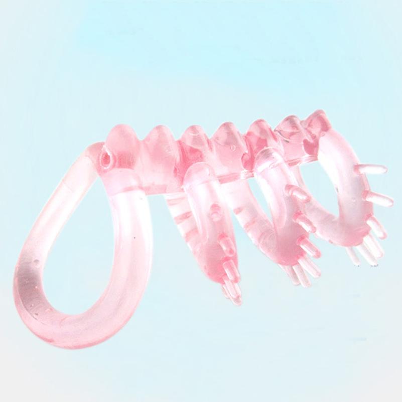 Master Triple Ticklers Cock Ring Sex Products Passion Silicone for Men Solar Erotic Extender Delay Penis Rings Sex